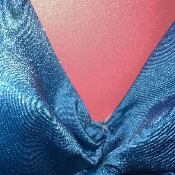 Victoria's Secret 38C,38D,38DD,38DDD BIKINI classic bottom BLUE FULL COVERAGE - Picture 4 of 4